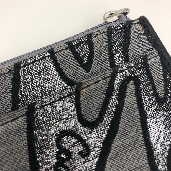 Coach Madison Lurex Zebra Print Coin Purse - Picture 5 of 10